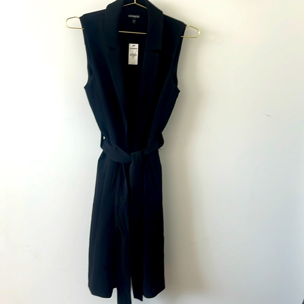 Longline belted vest. Brand New with tags